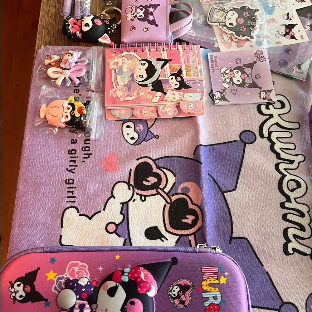 Sanrio Kuromi Home Office Set - Purple and Pink